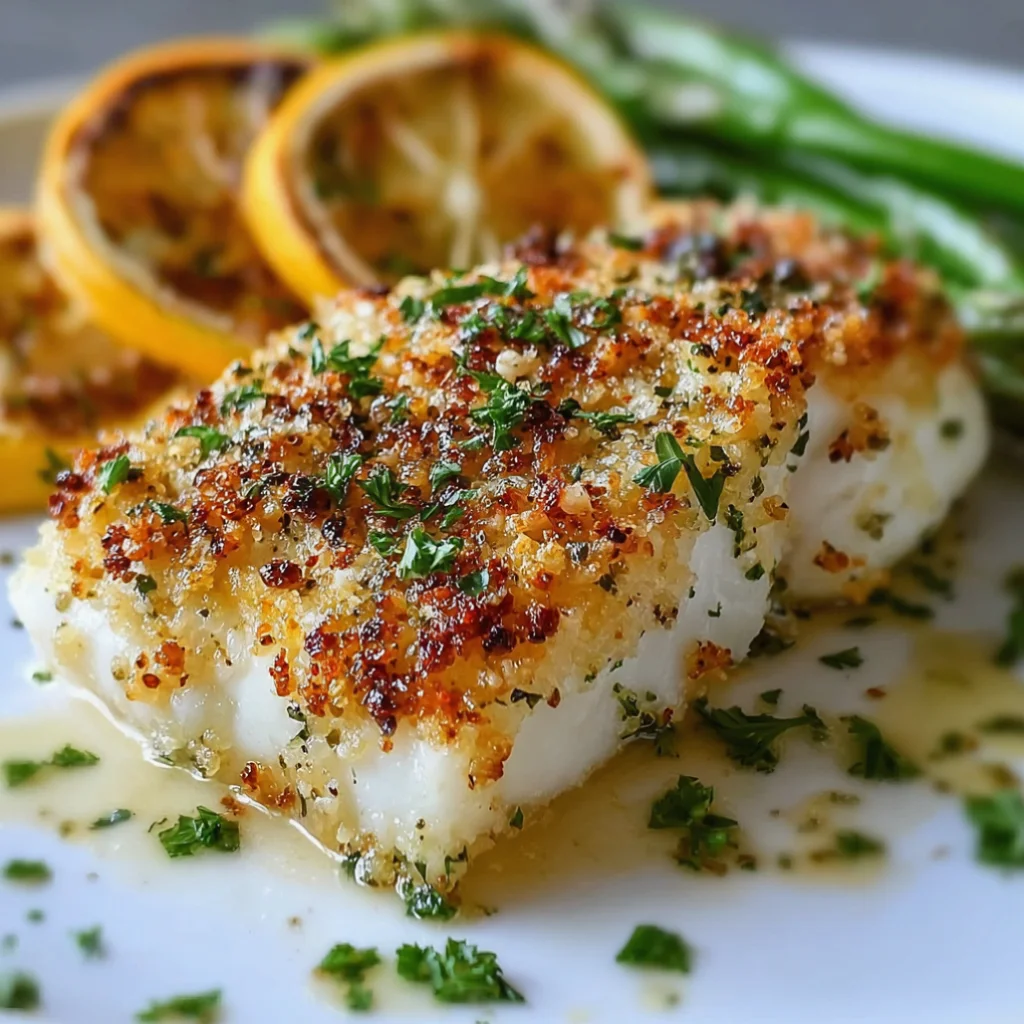 Keto Butter Parmesan Crusted Cod