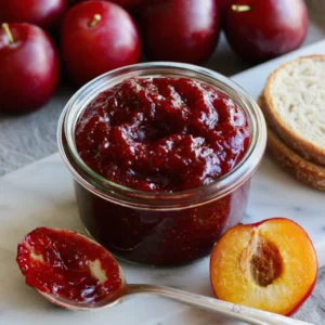 Luscious Slow Cooker Plum Butter