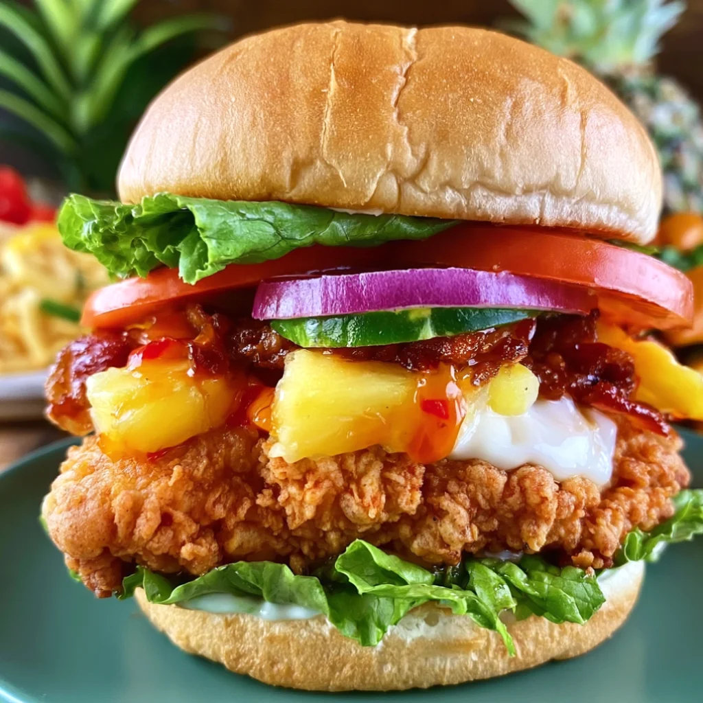 Maui Wowie Chicken Sandwich