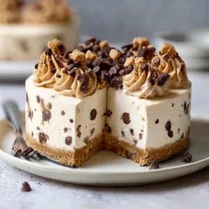 No-Bake Cookie Dough Cheesecake: A Decadent Dream Come True