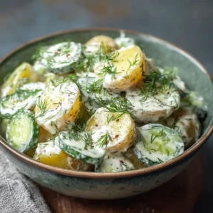 Potato and Cucumber Salad with Creamy Dill Dressing Magic