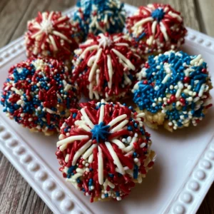 Red, White & Blue Fireworks Treats