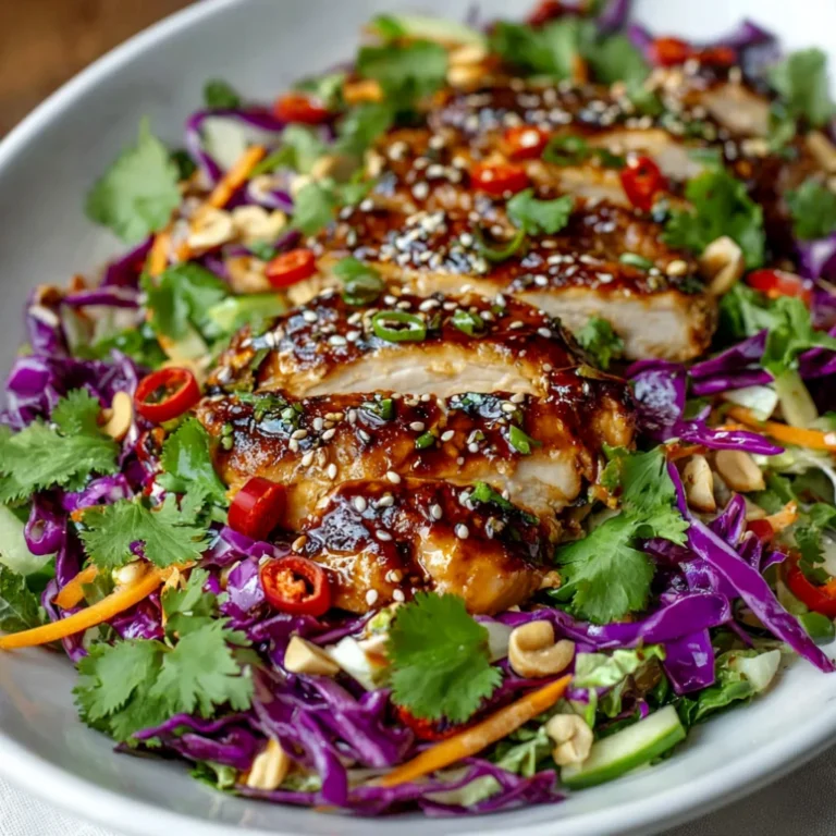 Sesame Glazed Chicken Crunch Salad