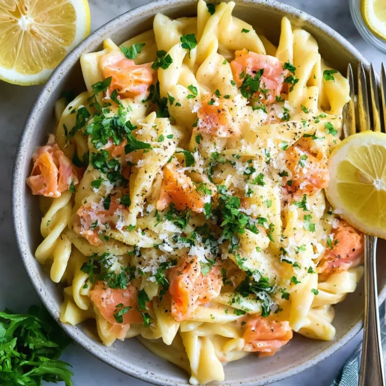 smoked salmon pasta