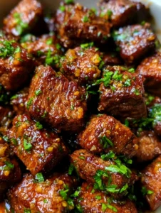 Steak Bites with Garlic Butter Air Fryer: 5 Star Flavor Delight