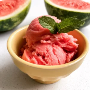 2-ingredient dairy-free Watermelon Gelato!