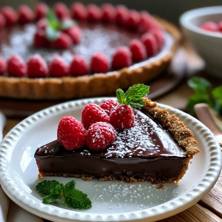 Chocolate Raspberry Tart