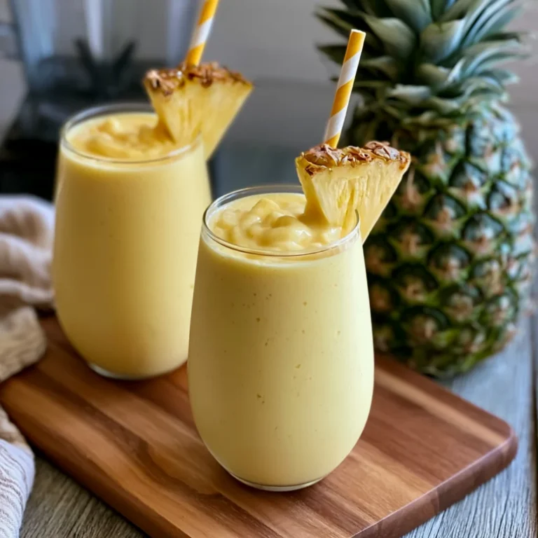 Creamy Pineapple Smoothie