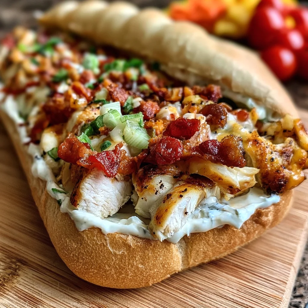 Easy and Delicious Chicken Bacon Ranch Sub