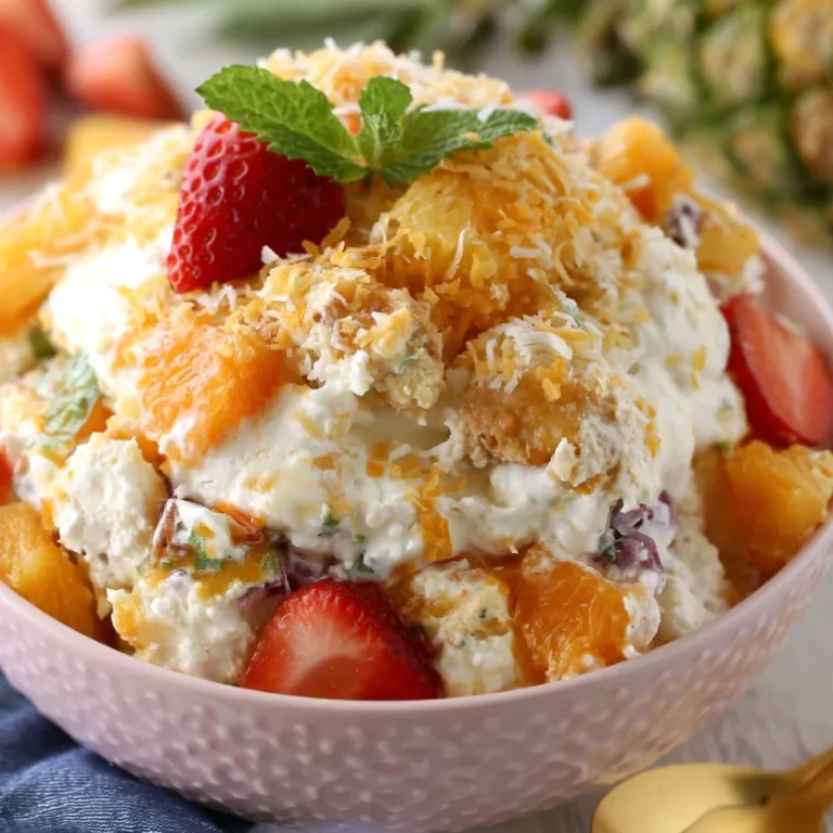 Hawaiian cheesecake salad
