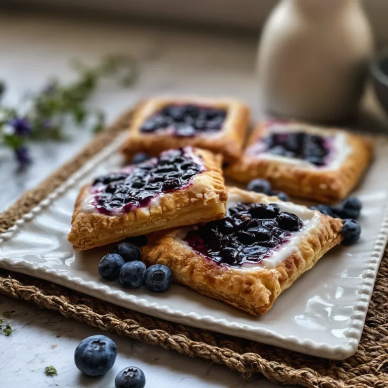 Homemade Blueberry Pop Tarts