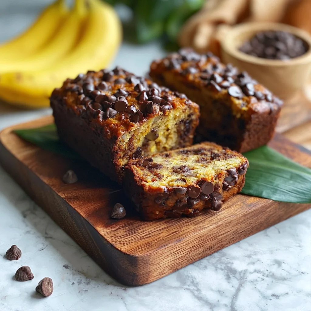 Mini Chocolate Chip Banana Bread