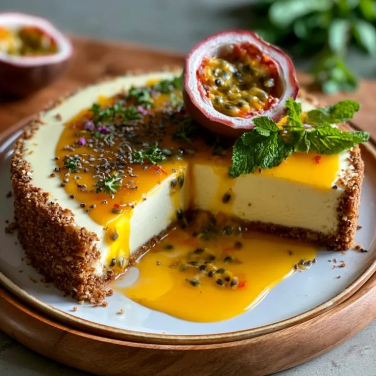 Passion Fruit Cheesecake