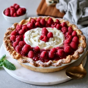 Raspberry Cream Pie