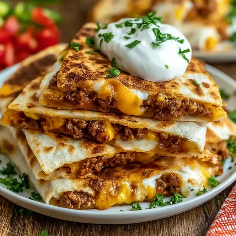 ground beef quesadillas