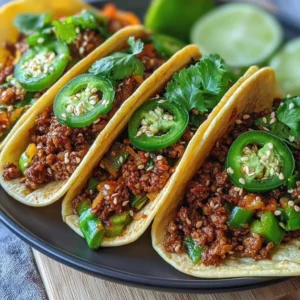 Savory Slow Cooker Korean Ground Beef Tacos You’ll Crave