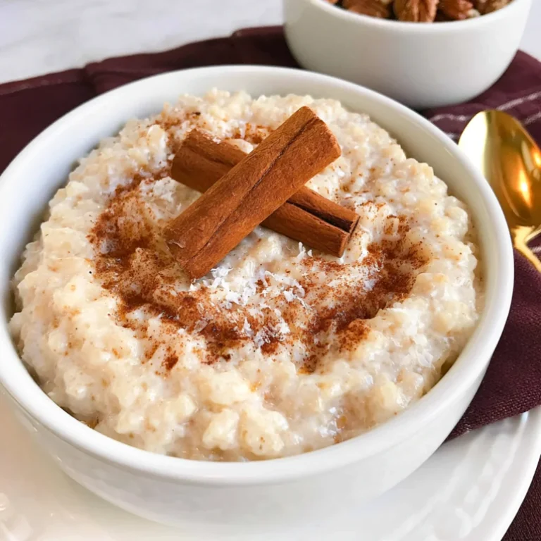 slow cooker rice pudding
