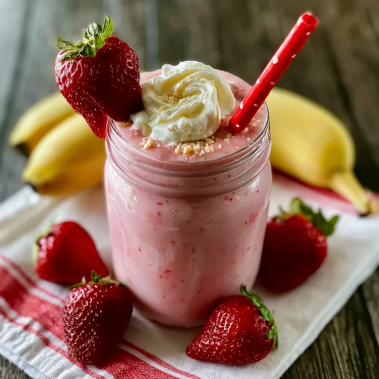strawberry banana smoothie