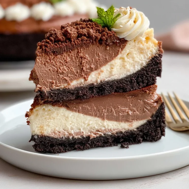 Triple Chocolate Cheesecake