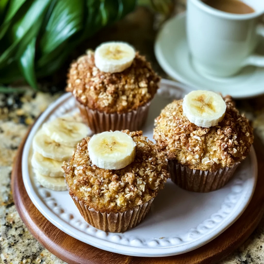 Ultimate Banana Oatmeal Muffins