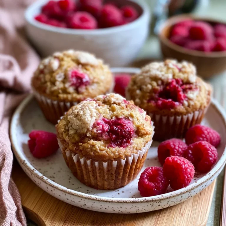 Vegan Raspberry Muffins