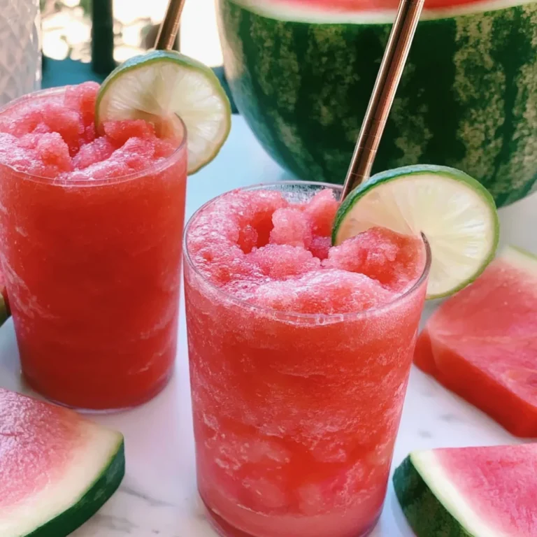 Watermelon slushies