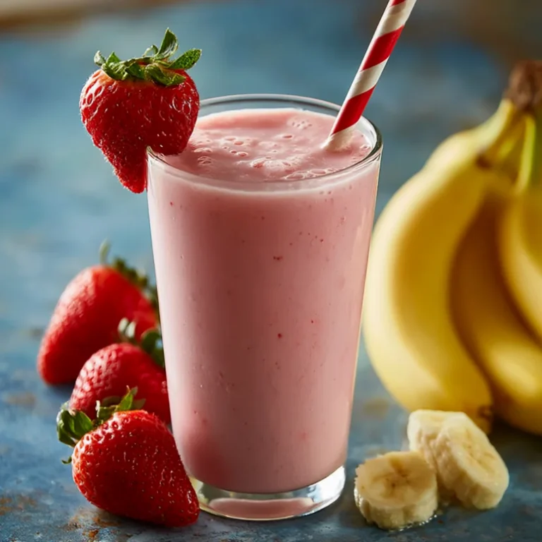 strawberry banana smoothie